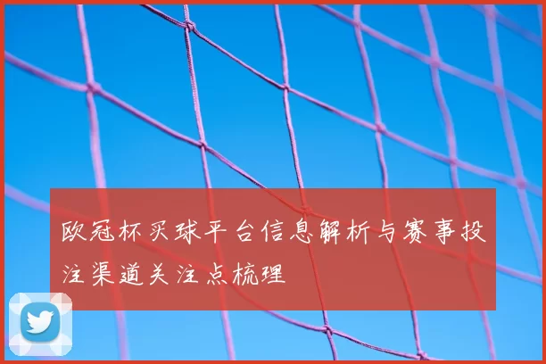 欧冠杯买球平台信息解析与赛事投注渠道关注点梳理