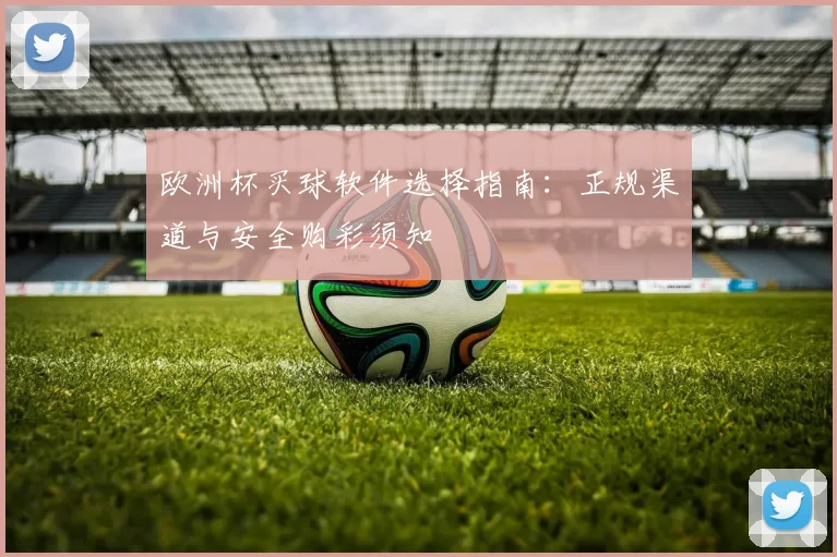 欧洲杯买球软件选择指南:正规渠道与安全购彩须知